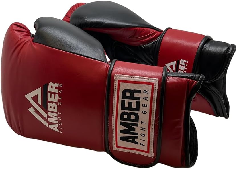 Renegade v1.0 Pro Hook & Loop Leather Boxing Gloves, Durable, Ideal