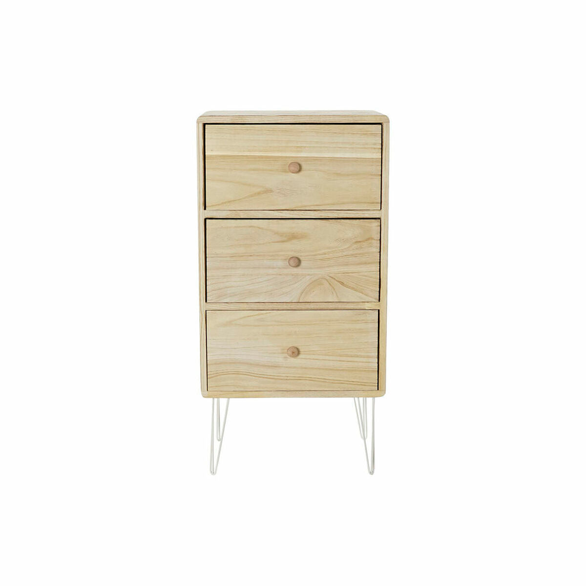 Chest of drawers DKD Home Decor Natural Metal Paolownia wood (40 x 29
