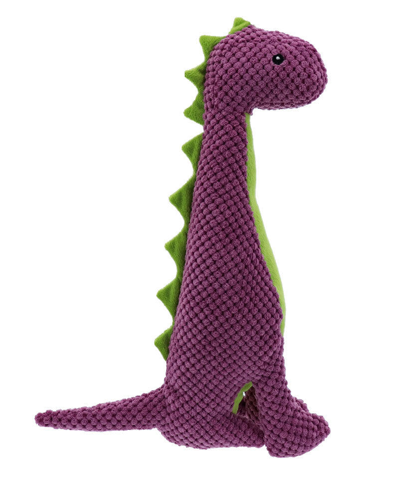 Play365 GY3720 08 79 Jurassic Cord Crew Massospondylus Dog Toy, Pu