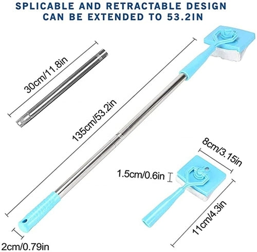 Baseboard Buddy Retractable Household Universal Cleaning mop Brush